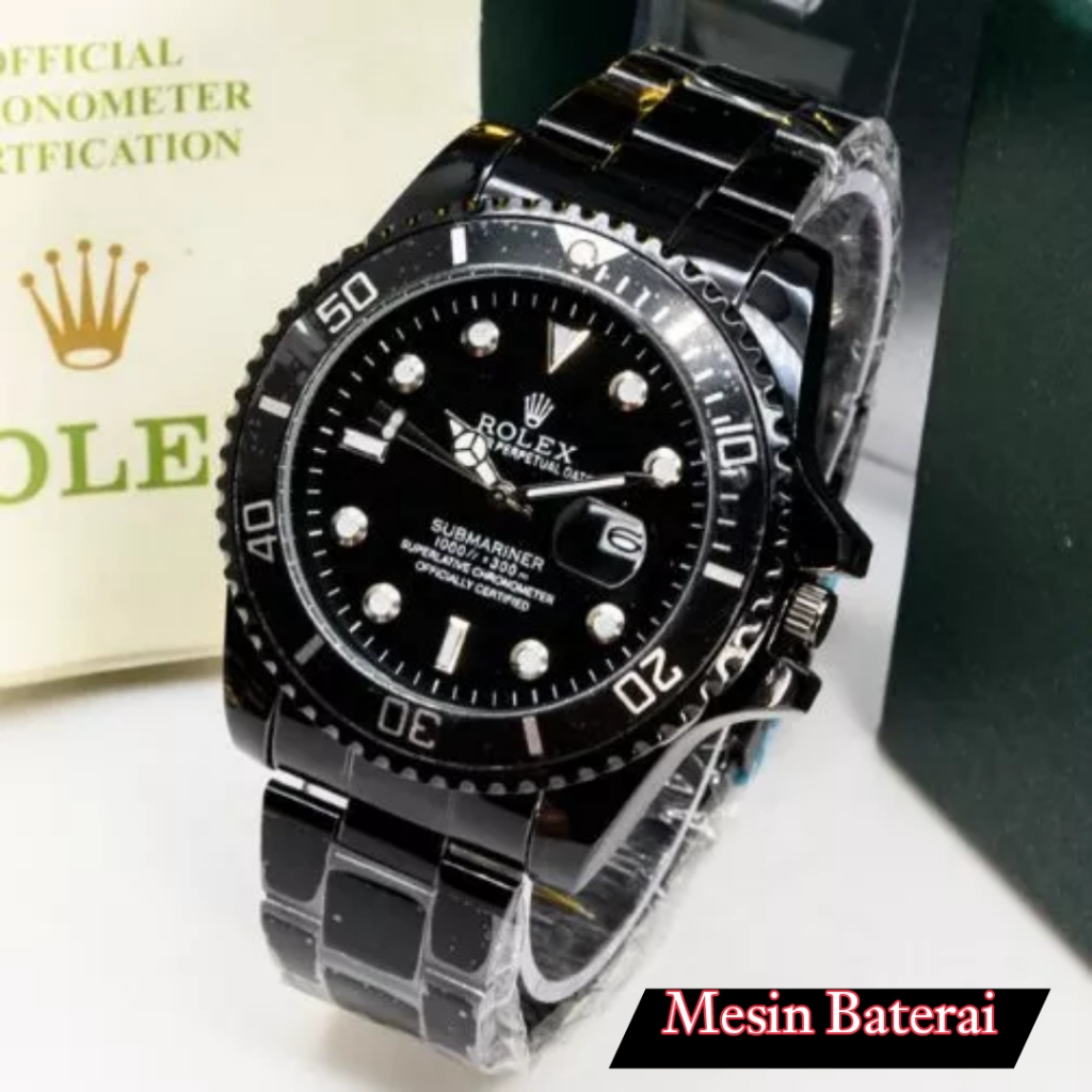 COD Jam tangan Rolex Automatic Kinetic Gerak tanpa baterai