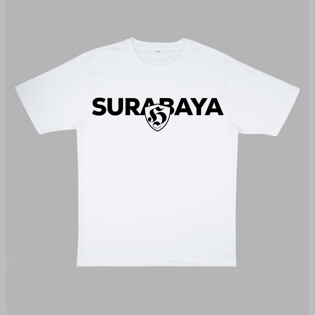Kaos Surabaya Hooligans Cotton Combad 24s Putih