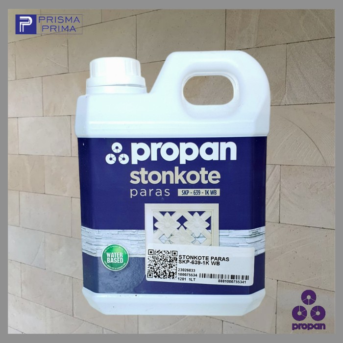 Cat Pelapis Batu Alam Stonkote Paras Stone Coating Propan Waterbased
