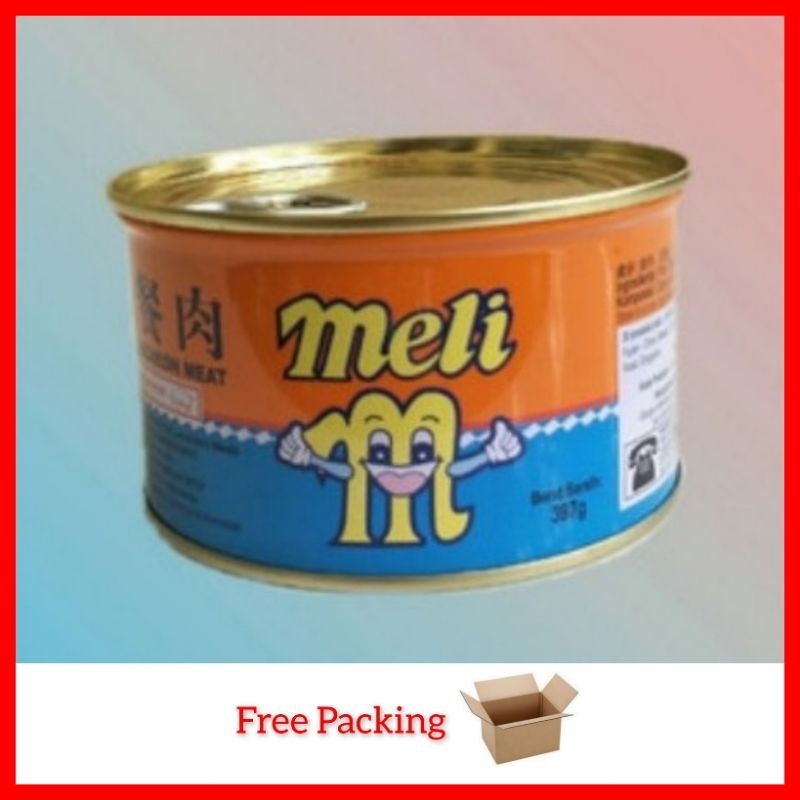 

Meli Pork Lunchean meat/mili/Maling Lunchean meat tts/Daging Babi dalam Kareng