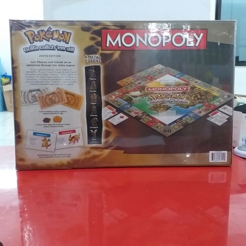 MONOPOLY POKEMON : JOHTO EDITION BOARD GAME