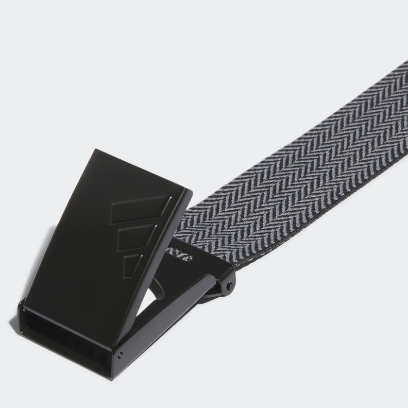 Adidas Golf Reversible Stretch Belt Heathered x Herringbone  Black HS5552 Sabuk Ikat Pinggang Original