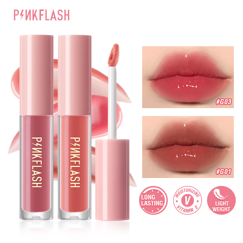 PINKFLASH OhMyPinkflash OhMyGloss High Shine Lip Gloss Cruelty Free Lipstick