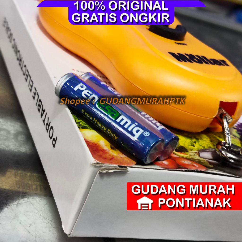 TIMBANGAN GANTUNG MOLLAR 50KG KUALITAS ATAS bukan timbangan murahan TIMBANGAN KOPER GANTUNG DIGITAL SCALE PORTABLE 50kg 50 kg MOLLAR