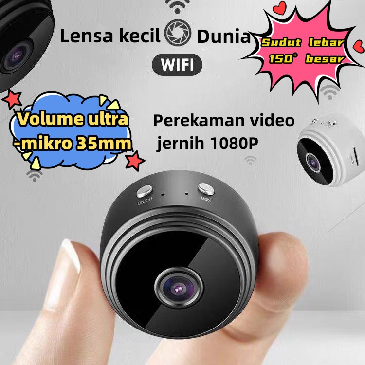 Wireless A9 mini kamera, wifi HD 1080P mini kamera, kamera jaringan pintar, kamera mata-mata CCTV, k