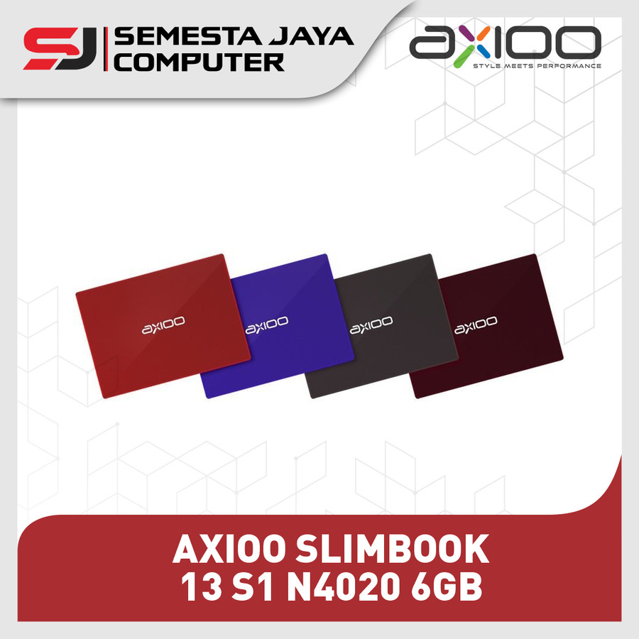 AXIOO SLIMBOOK 13 S1 N4020 6GB 126GB DOS 13.3 QHD