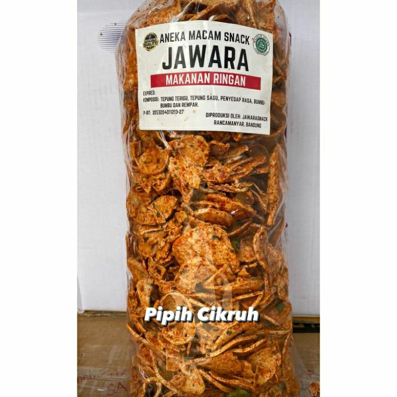 

Basreng Remuk JAWARA Pipih Pedas Jawara 2 Kg