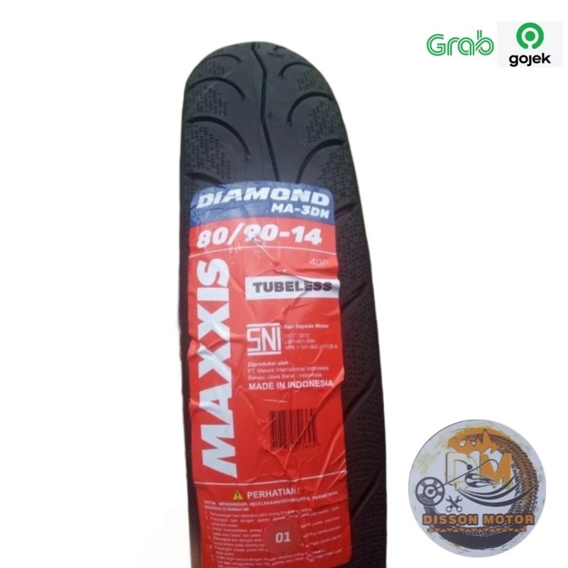 Maxxis Diamond 70/90-14 80/90-14 90/90-14 80/80-14 90/80-14 100/80-14 Tubeless Free Pentil