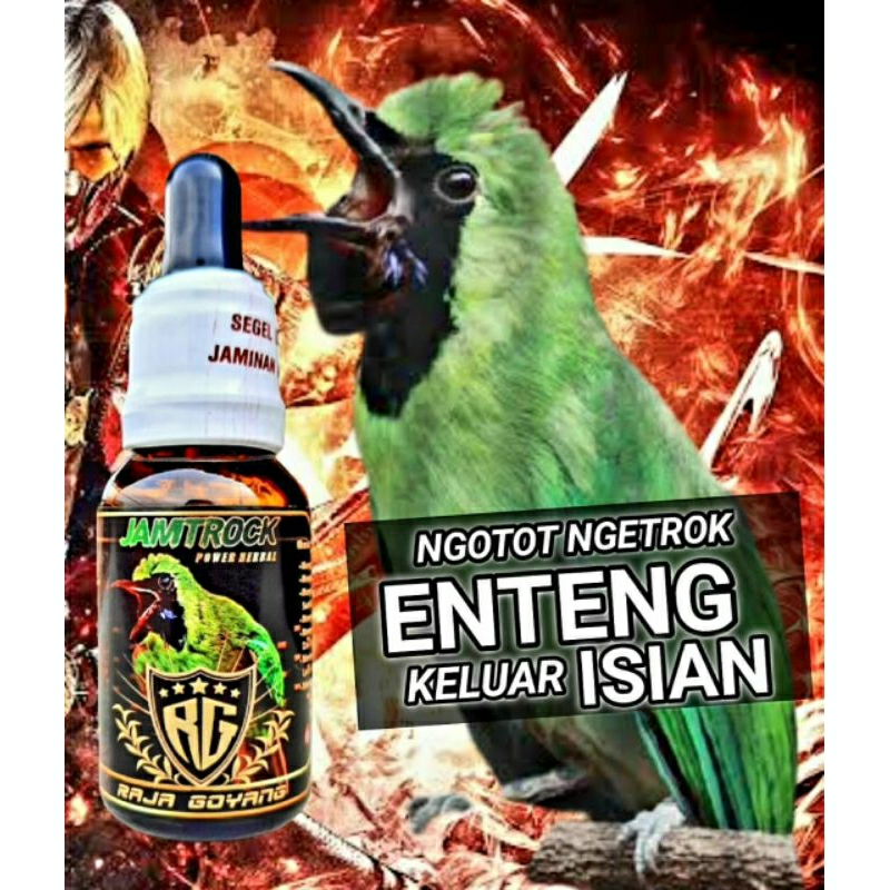 JAMTROCK RG/DOPING BURUNG CUCAK IJO/VITAMIN BURUNG CUCAK IJO