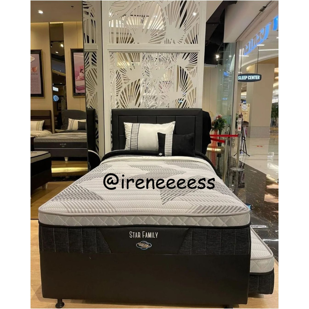 COMFORTA STAR FAMILY / KASUR 2IN1 SORONG KASUR DORONG ANAK WARNA HITAM PREMIUM