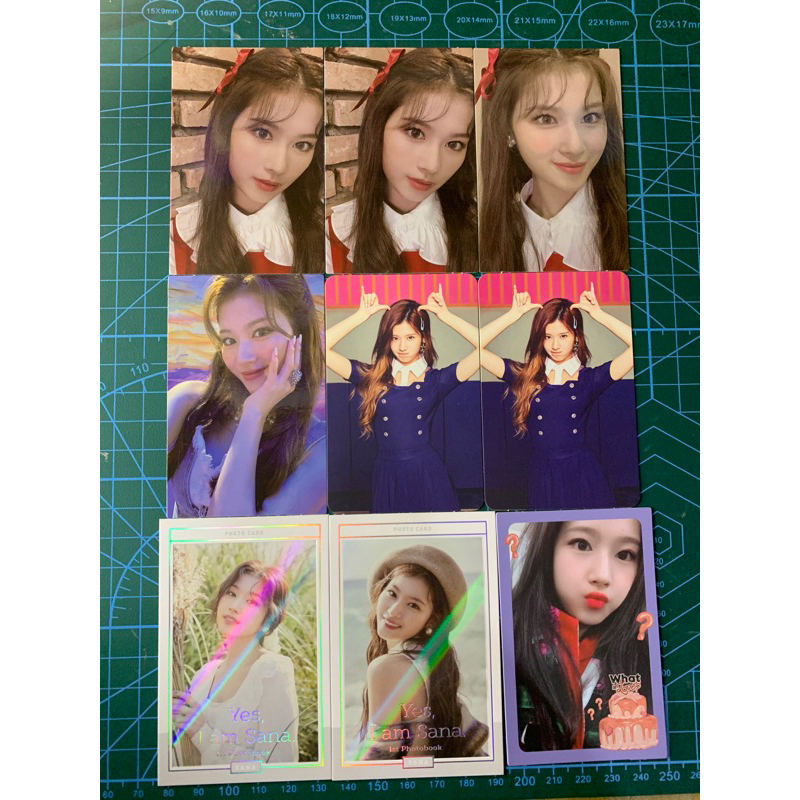 Photocard TWICE Nayeon Jeongyeon Momo Sana Jihyo Mina Dahyun Chaeyoung Tzuyu ewo signal wil yiam pon