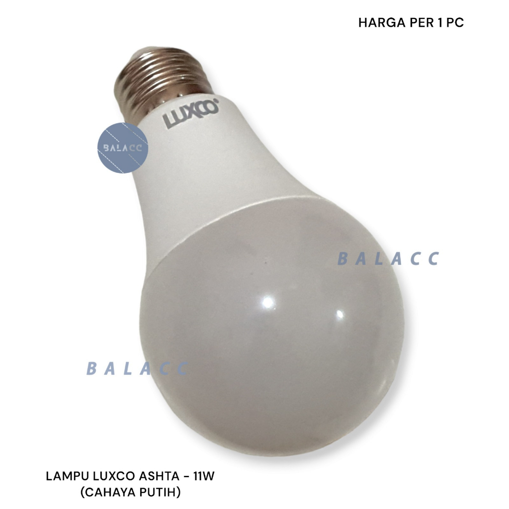 LAMPU LED LUXCO ASHTA 11 WATT 11W PUTIH