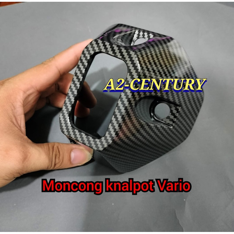 Corong Knalpot Carbon Atau Cover Tutup Mulut knalpot Vario 125/150 CB150R New 2018-2021