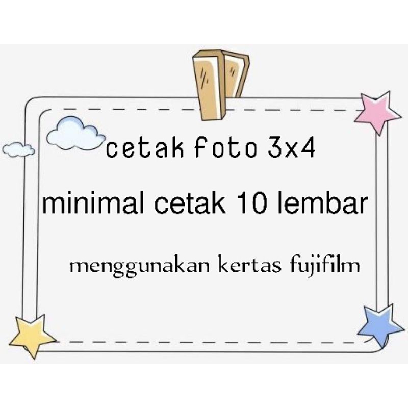 cetak foto 3x4