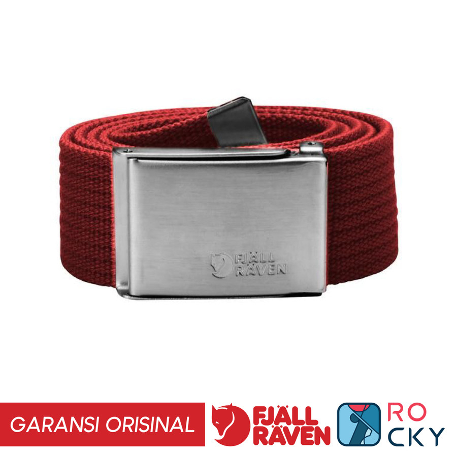 Ikat Pinggang Fjallraven Canvas Belt Color Lava