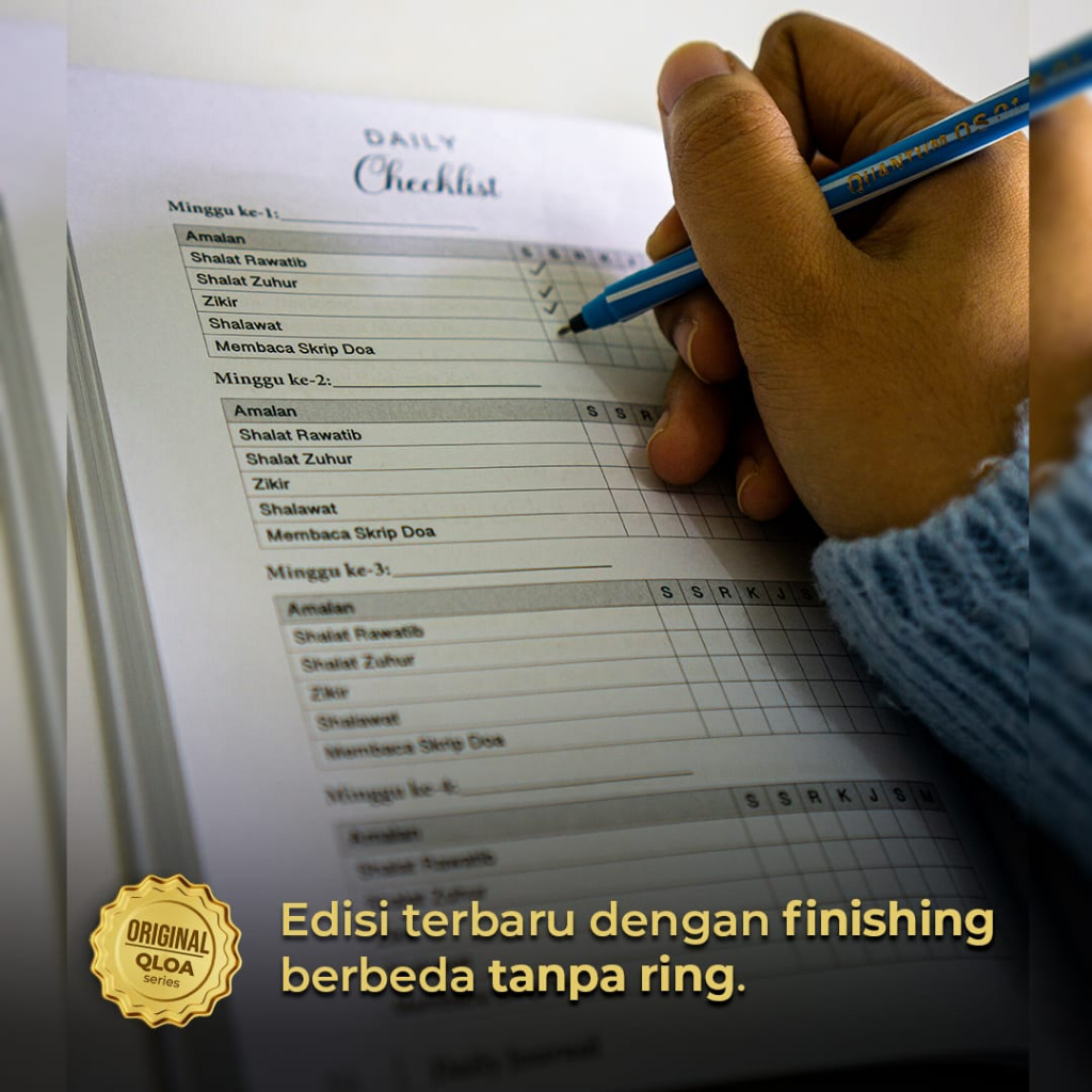 

ghg Buku Daily Journal Quranic Law of Attraction Scripting, Afirmasi, Visualisasi Dengan Doa,