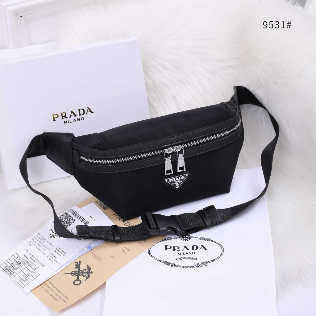 PR 9531 Waist Bag Logo Zipper