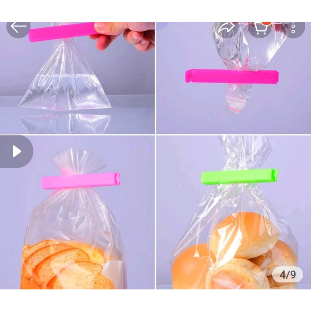 Clip Food Penjepit Plastik Bungkus Makanan/klip sealing sealer segel cemilan snack