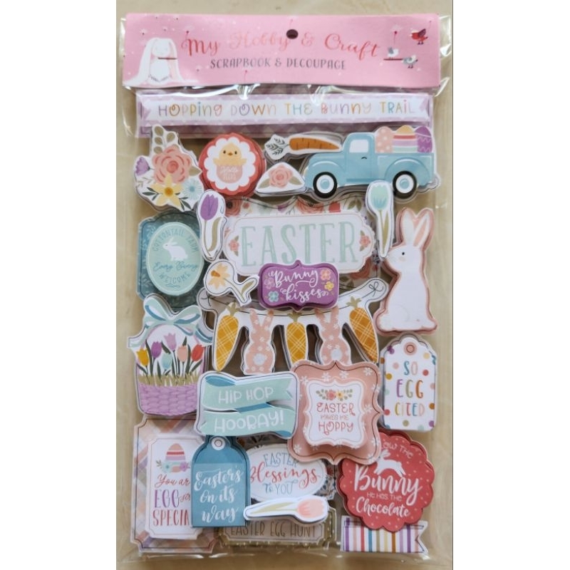 

Sticker 3d Scrapbook " Bunny Trail