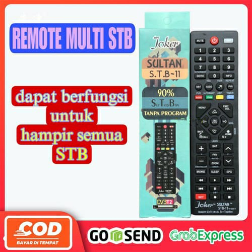 Remot Remote Stb Set Top Box Matrix Noise, Welhome, Luby, Evercoss, Advance, Matrix, LG, DLL Joker Sultan