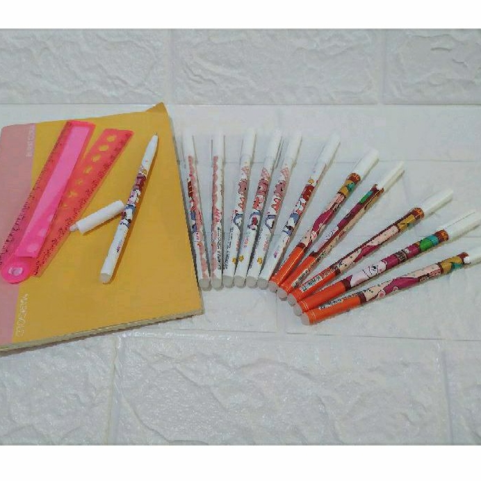 

Pulpen Tinda Gel Karakter / pen Karakter yang bisa dihapus
