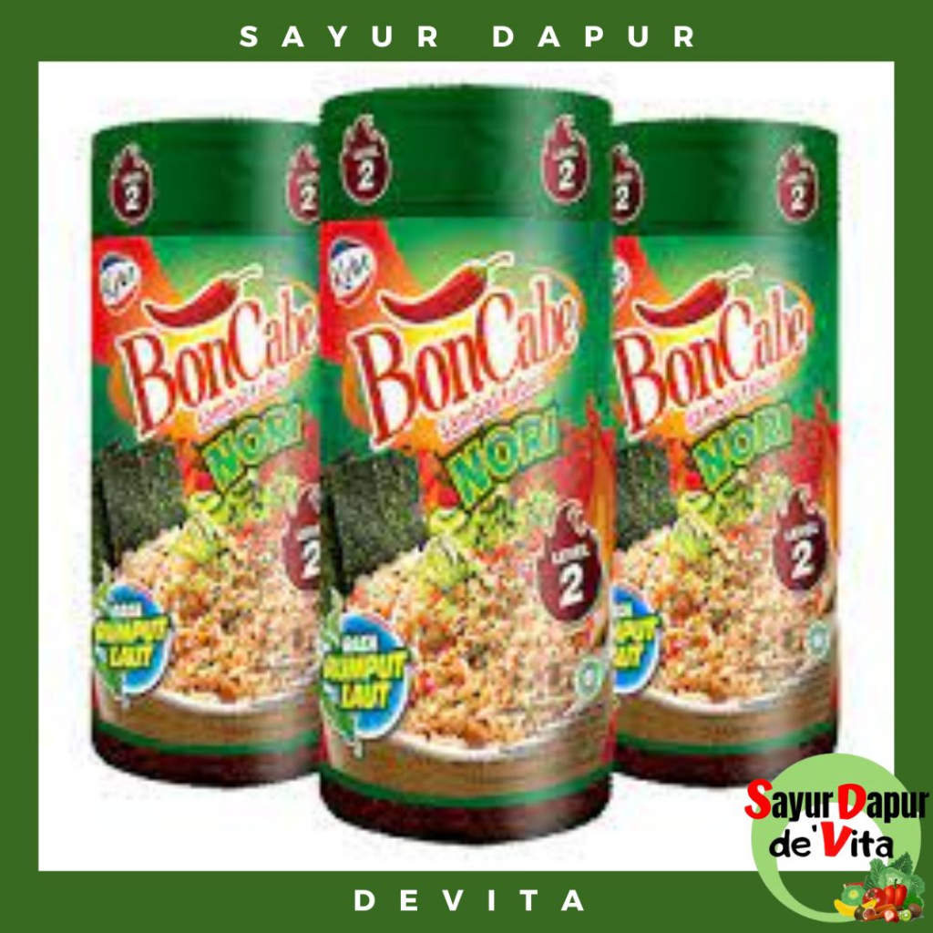 Bon Cabe Sambal Tabur  Kemasan Botol 45gr Level 2-10-15