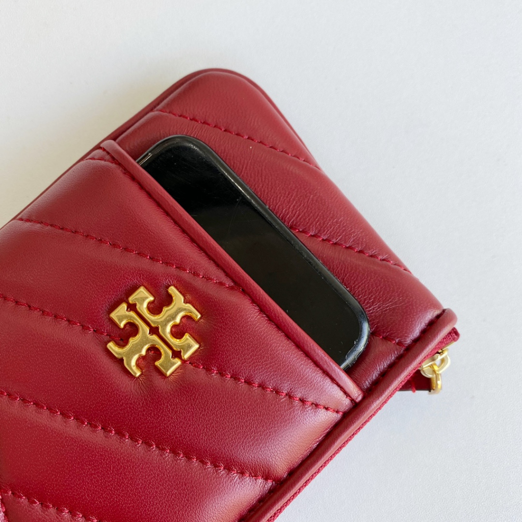 DOMPET TORY BURCH 75602 KIRA CHEVRON PHONE WALLET ORIGINAL