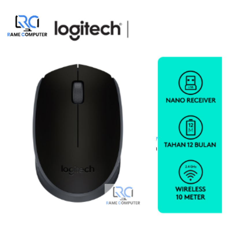 MOUSE LOGITECH WIRELESS M170 ORIGINAL