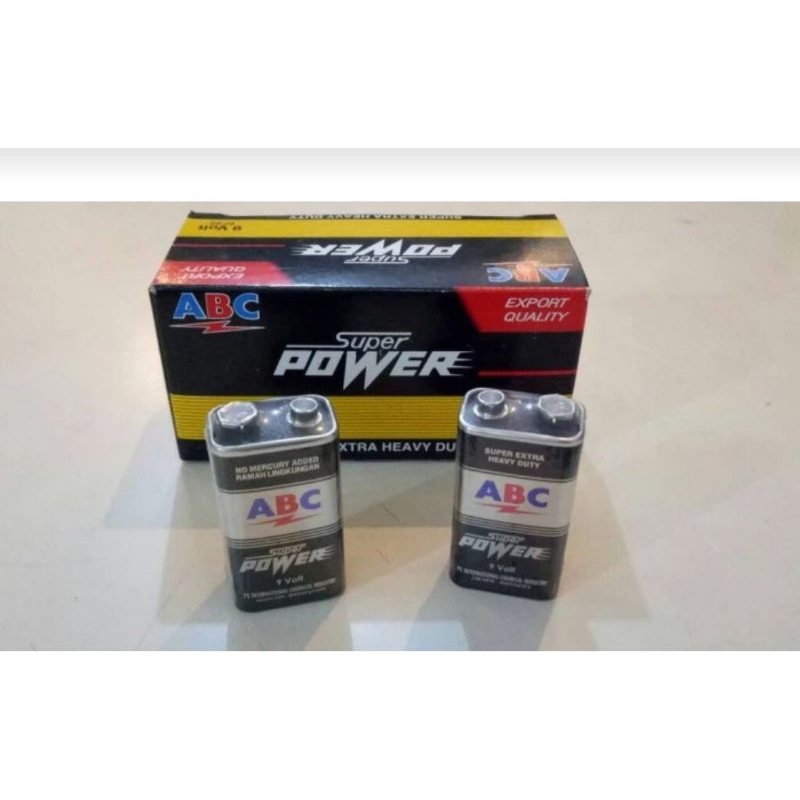 baterai abc 9v / energizer 9v