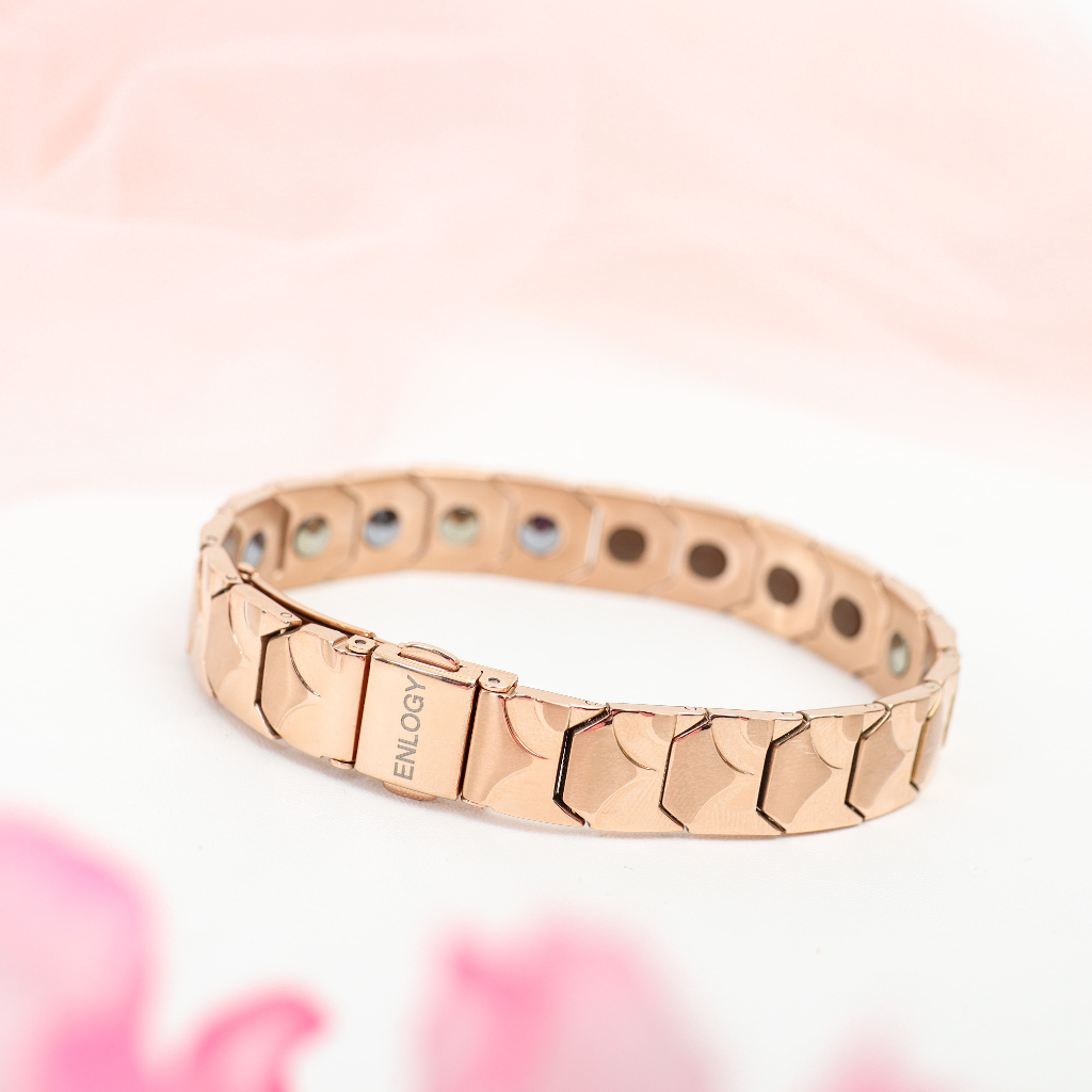 Ay00 Gelang Enlogy Gelang Teknologi Enlogy Luxury Tech Bracelet - Rose Gold