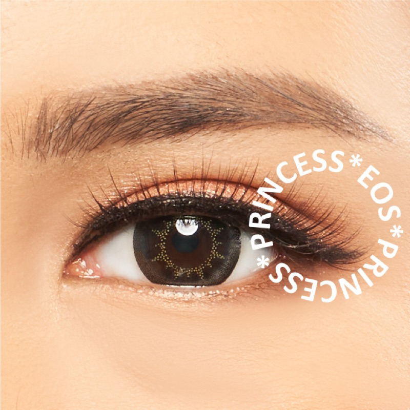 Softlens EOS Luna Brown / Gray / Grey / Black / Coklat / Abu / Hitam Normal Minus Beda Minus