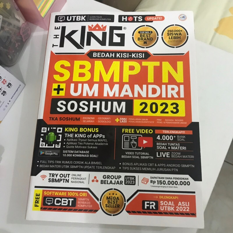 preloved The King SBMPTN + UM MANDIRI SOSHUM 2023 Original