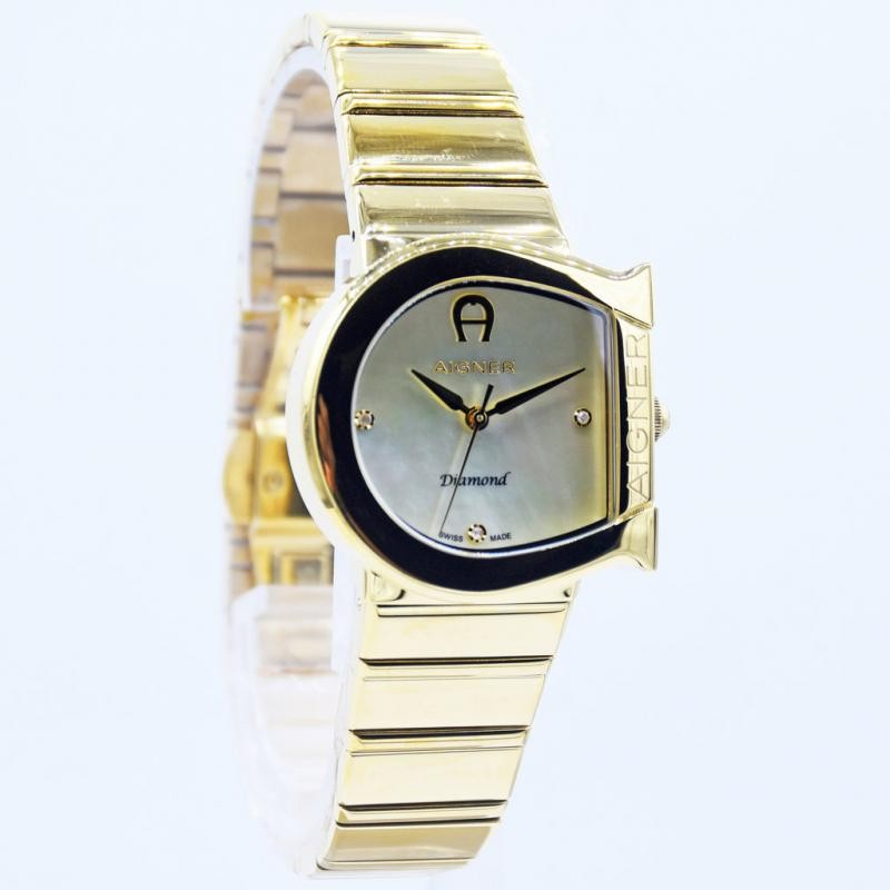 promo terbaru jam tangan wanita Aigner Matera Diamond AGW.232002 ori