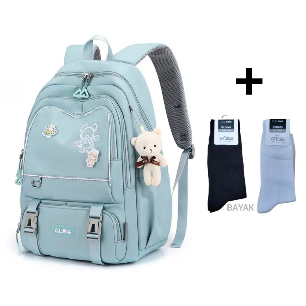 Tas Sekolah Anak Perempuan Tas Ransel Sekolah Wanita Import Tas Sekolah Cewek SD SMP SMA Tas Ransel Sekolah Anti Air