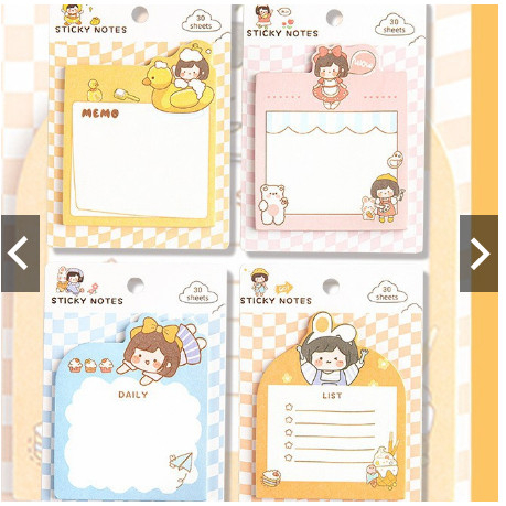 SS Sticky Note Post-It Motif Kartun Lucu Sticky Notes Penanda Halaman 40 Halaman