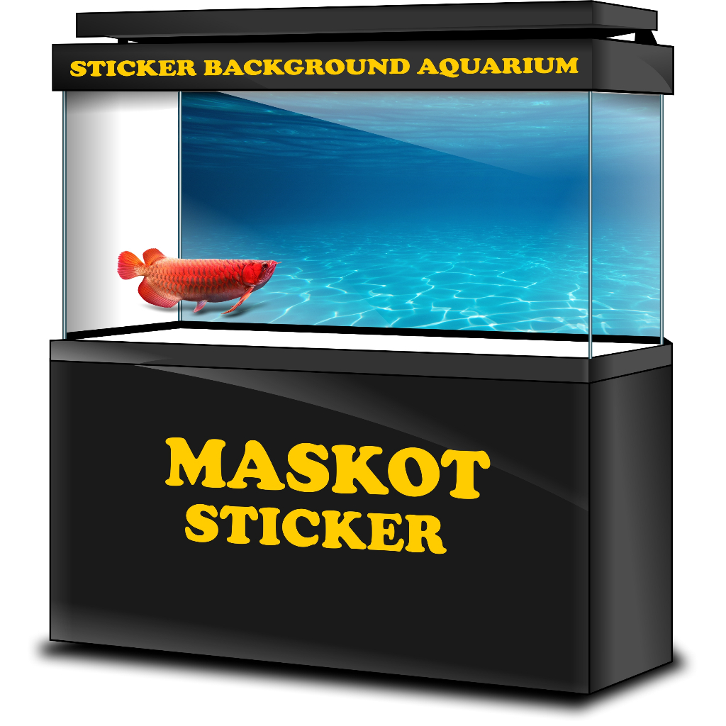STICKER AQUARIUM, STIKER AKUARIUM, AQUASCAPE,  STIKER KACA AQUARIUM, STIKER BACKGROUND AQUARIUM, STI
