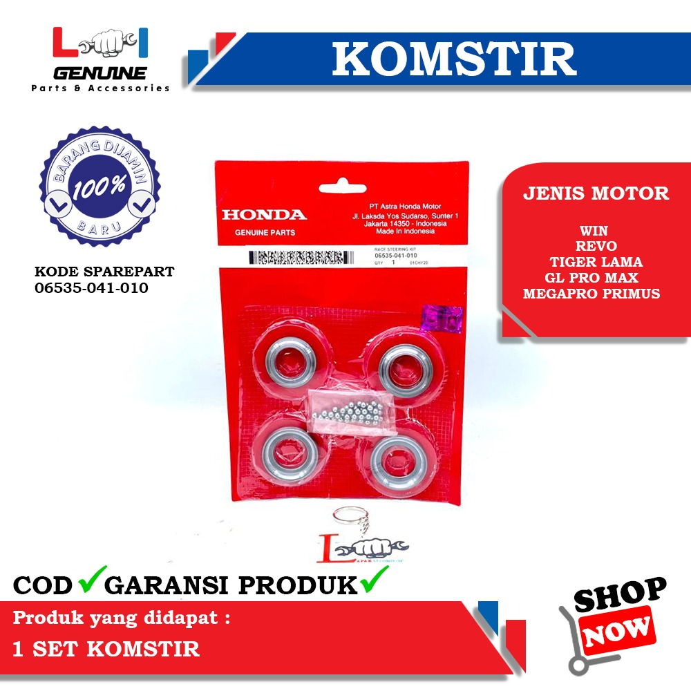 -LOI- COMSTIR KOMSTIR HONDA ORIGINAL TIGER, REVO, GL PRO 100, CB, MEGAPRO PRIMUS, MEGAPRO OLD, GL MAX, WIN 041