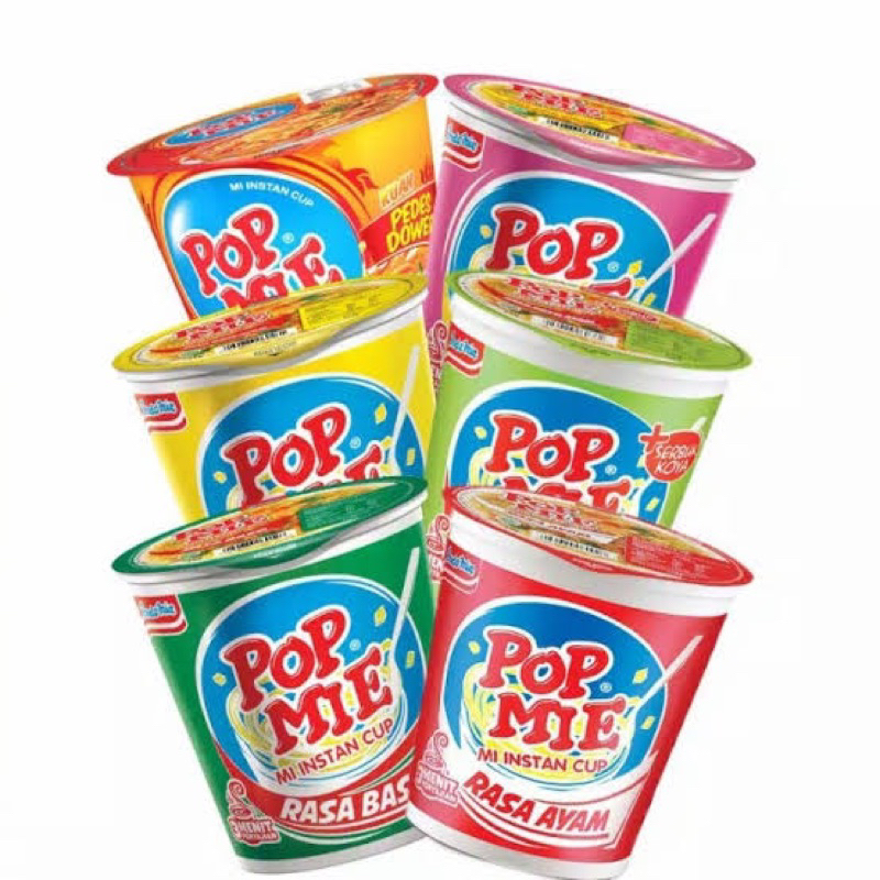 

Pop Mie Instan Cup (6 Varian Rasa)