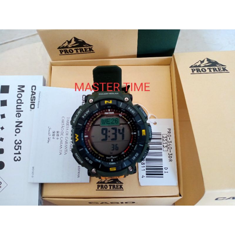 Casio PROTREK PRG-340-3DR PRO TREK PRG340-3DR ORIGINAL