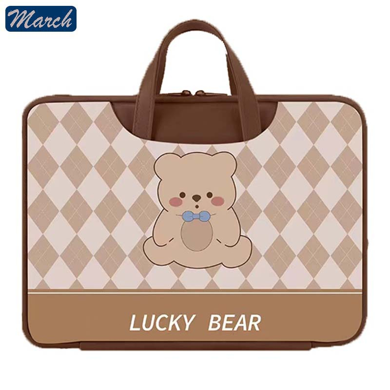 14inch Tas Laptop Slevee Case 15-15.6inch TAS Leptop Wanita Pelindung Laptop Pria Cover Unisex Notebook CASE Protable Waterproof Softcase Notebooks Bag Banyak Ruang Baona Briefcase/Tablet Bag Kapasitas Besar Bags Work