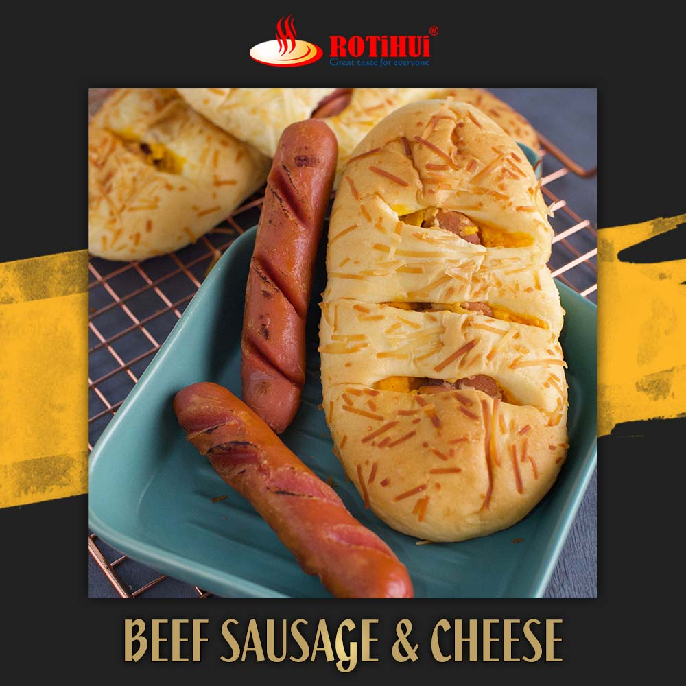 

BEEF SAUSAGE CHEESE ROTI SOSIS SAPI KEJU ROTIHUI khusus ojol