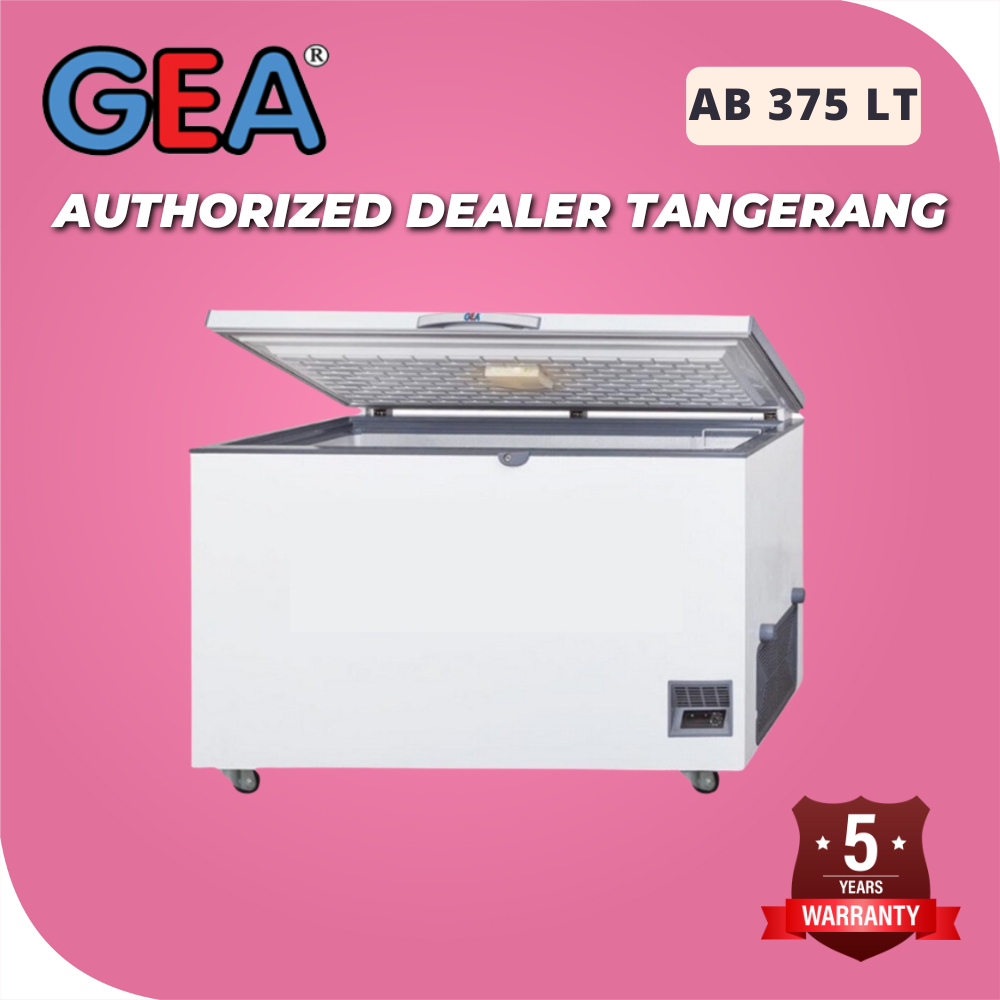 GEA Chest Freezer Low Temperature AB-375LT -40°C Garansi Kap 400 kg