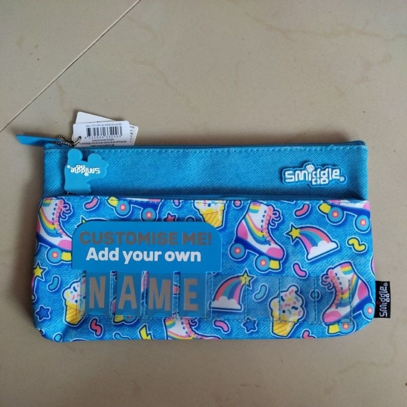 Tempat Pensil Smiggle All Rounder Blue