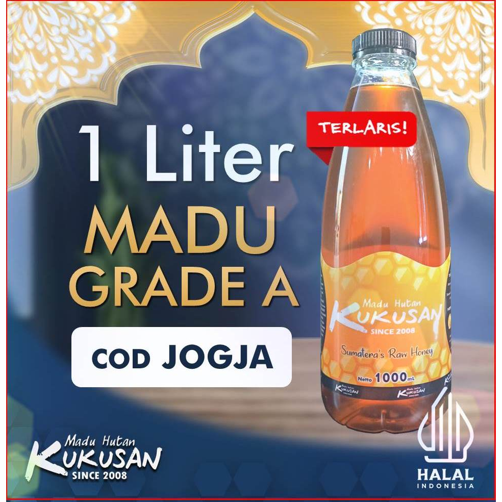 

Madu Hutan Murni Kukusan 1 Liter Grade A bonus Bajakah kalimantan dayak / madu murah asli / madu apis dorsata / herbal