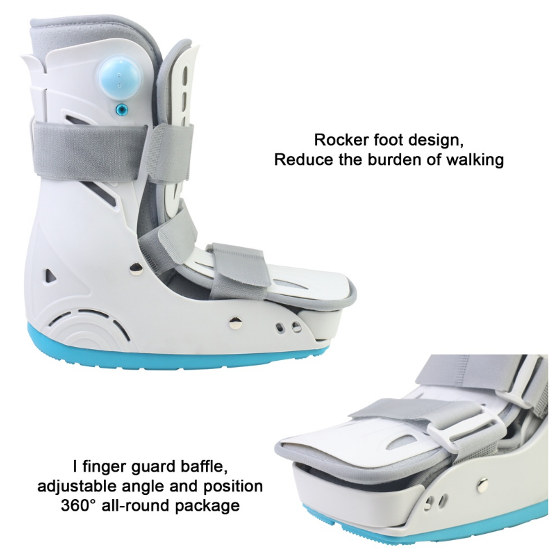Ankle Walker Boot Airselect Brace /Ankle Foot Orthosis Brace Orthopedi Patah Tulang Kaki - Post Op Pneumatic Air Walker Boot(Dewasa/Anak-anak)