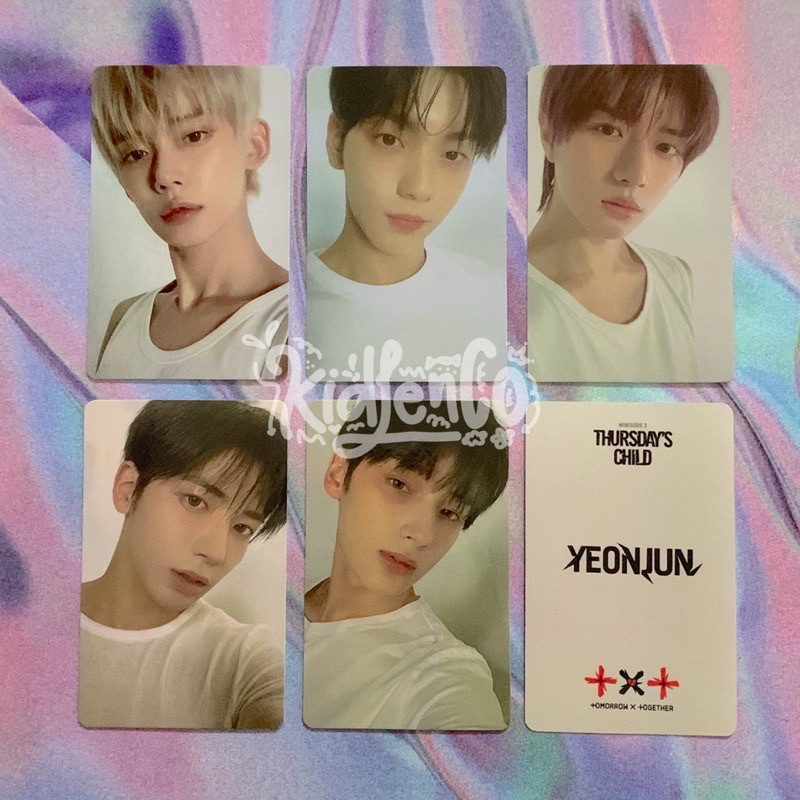 [MIN 3] DUPE THURSDAY'S CHILD ♡ txt unofficial photocard premium 2 sisi 310 gsm thursday minisode 2 hate end mess ♡ yeonjun soobin beomgyu taehyun hueningkai