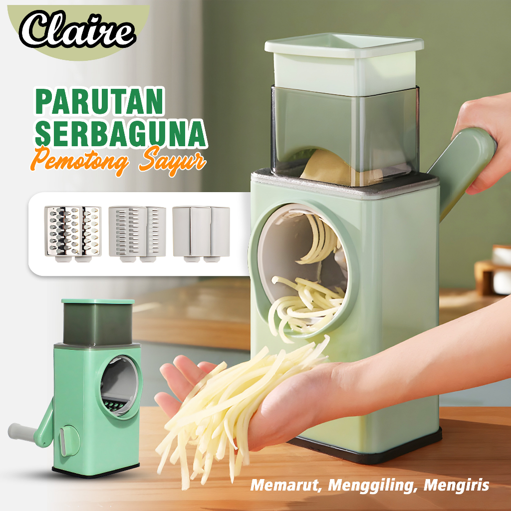 Parutan Serbaguna Alat Pemotong Sayuran / Vegetable Silcer Machine Memarut Menggiling Mengiris