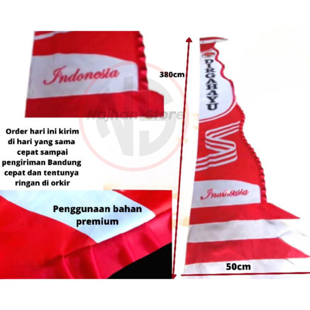 Umbul Umbul Dirgahayu Bendera Umbul Umbul Bandir