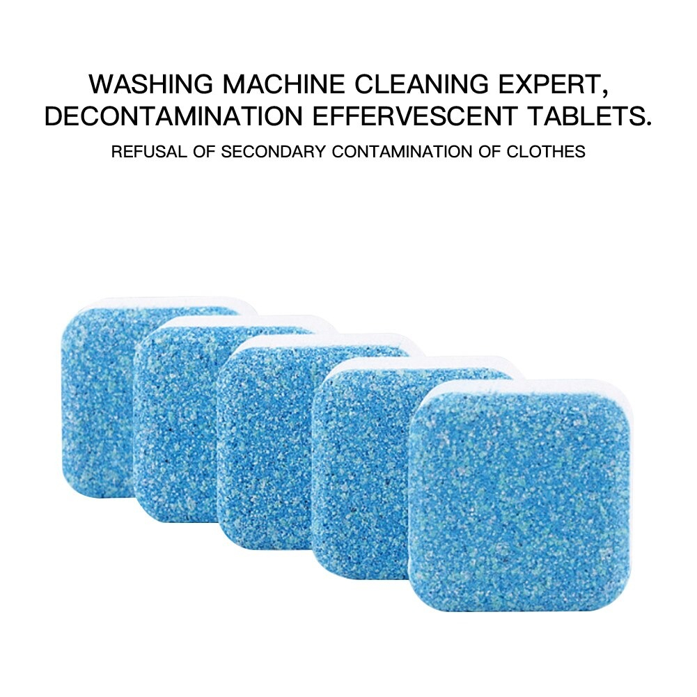 Tablet Pembersih Tabung Mesin Cuci Washing Machine Cleaner 1PCS - WFY457 - Blue