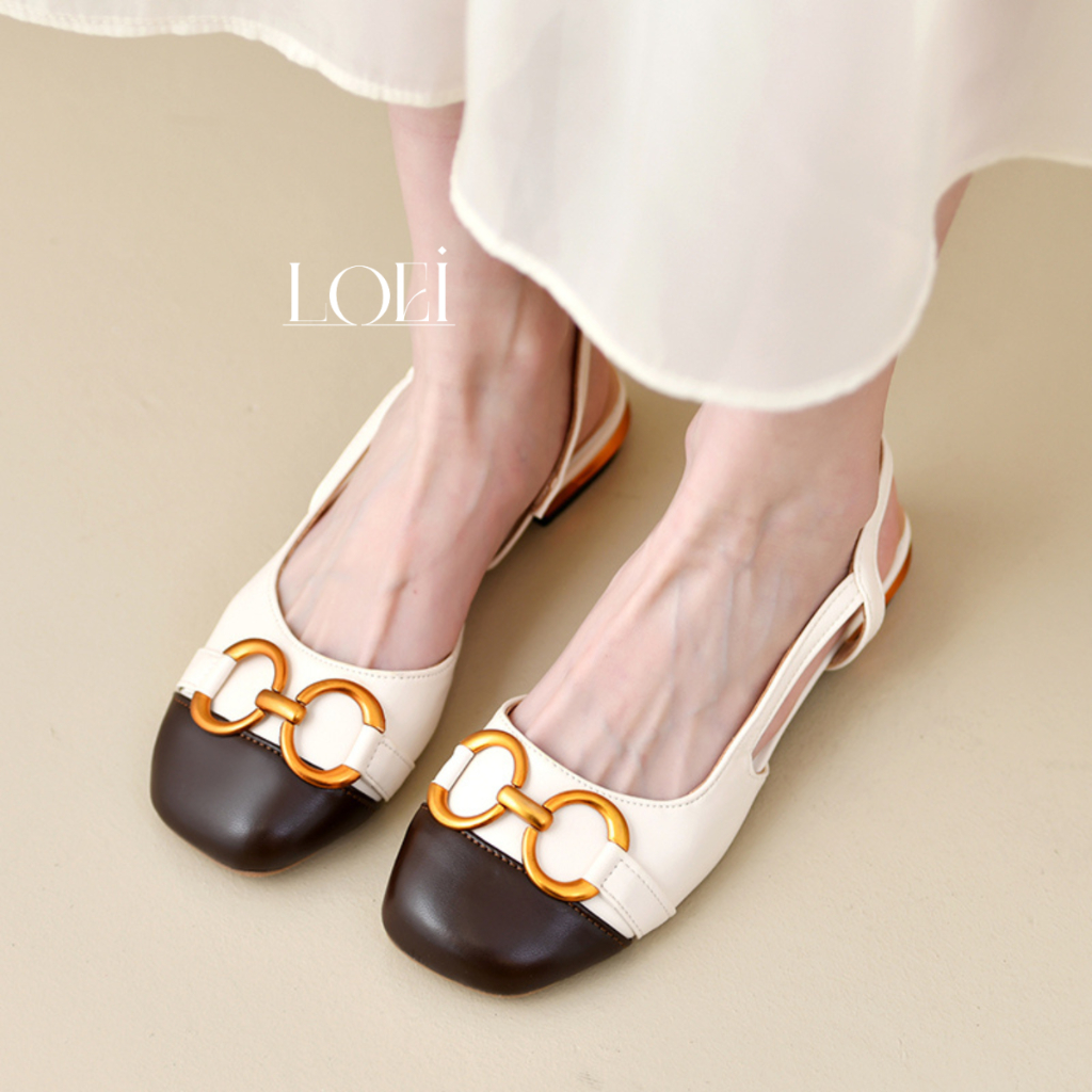 0125 Sandal Wanita Flat Shoes Import Kekinian